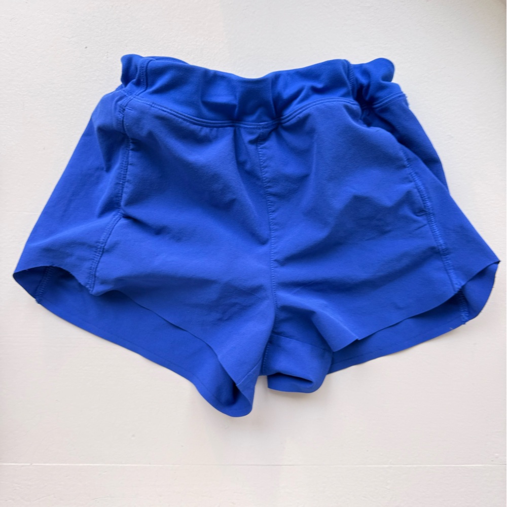 Athleta Girls active shorts size 6/7 royal blue
